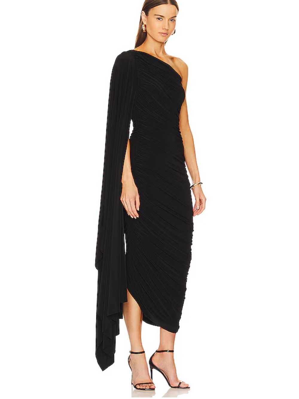 Norma Kamali Diana Gown W/ Sleeve - Picture 2 of 5
